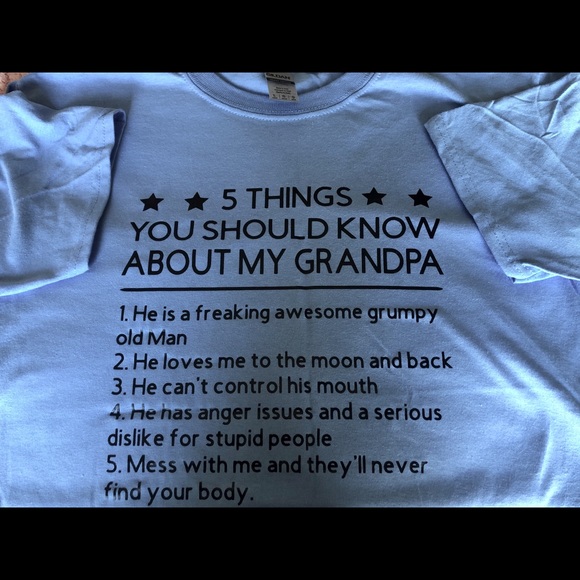 5 things about my grandpa - Picture 1 of 1